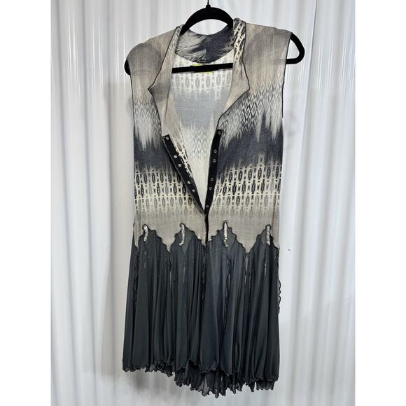 Stunning Giselle Sepatin Dress In Gradient Gray And Black Women’s Small - Picture 5 of 7